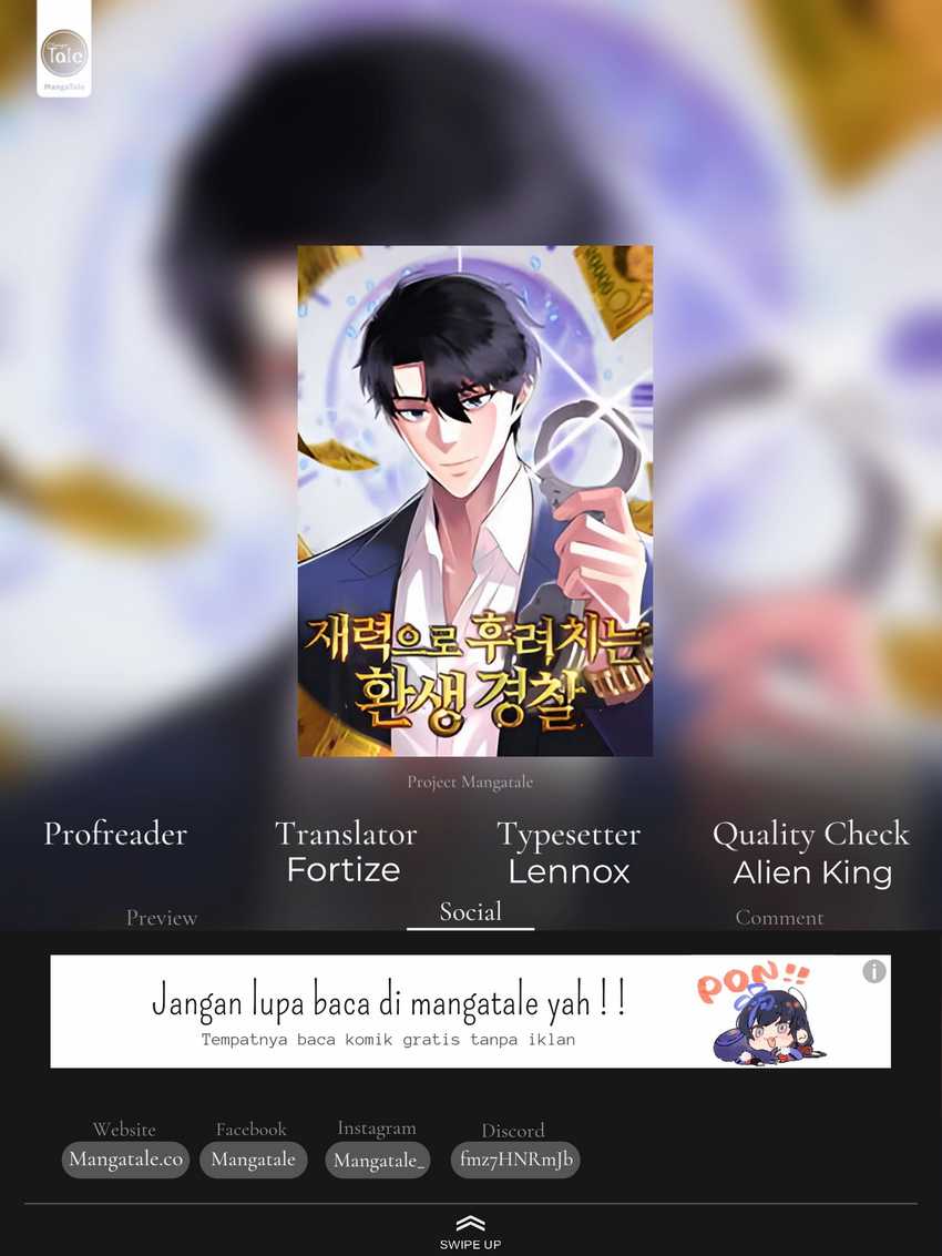 Baca Komik The Reincarnated Cop Who Strikes With Wealth Chapter 16 Gambar 1