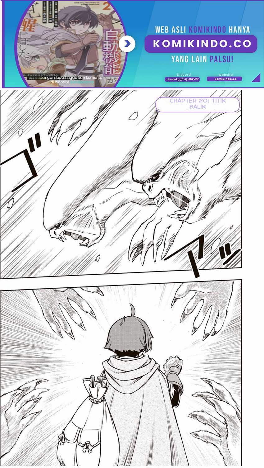 Baca Manga Dame Skill [Auto Mode] ga Kakuseishimashita ~Are, Guild no Scout-san, Ore wo “Iranai”-tte Itte Masendeshita?~ Chapter 20 Gambar 2