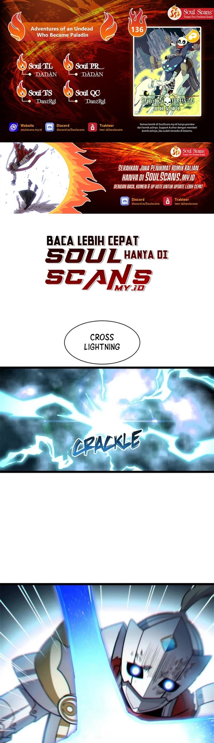 Komik Adventures of an Undead Who Became Paladin Chapter 136 gambar nomor 1