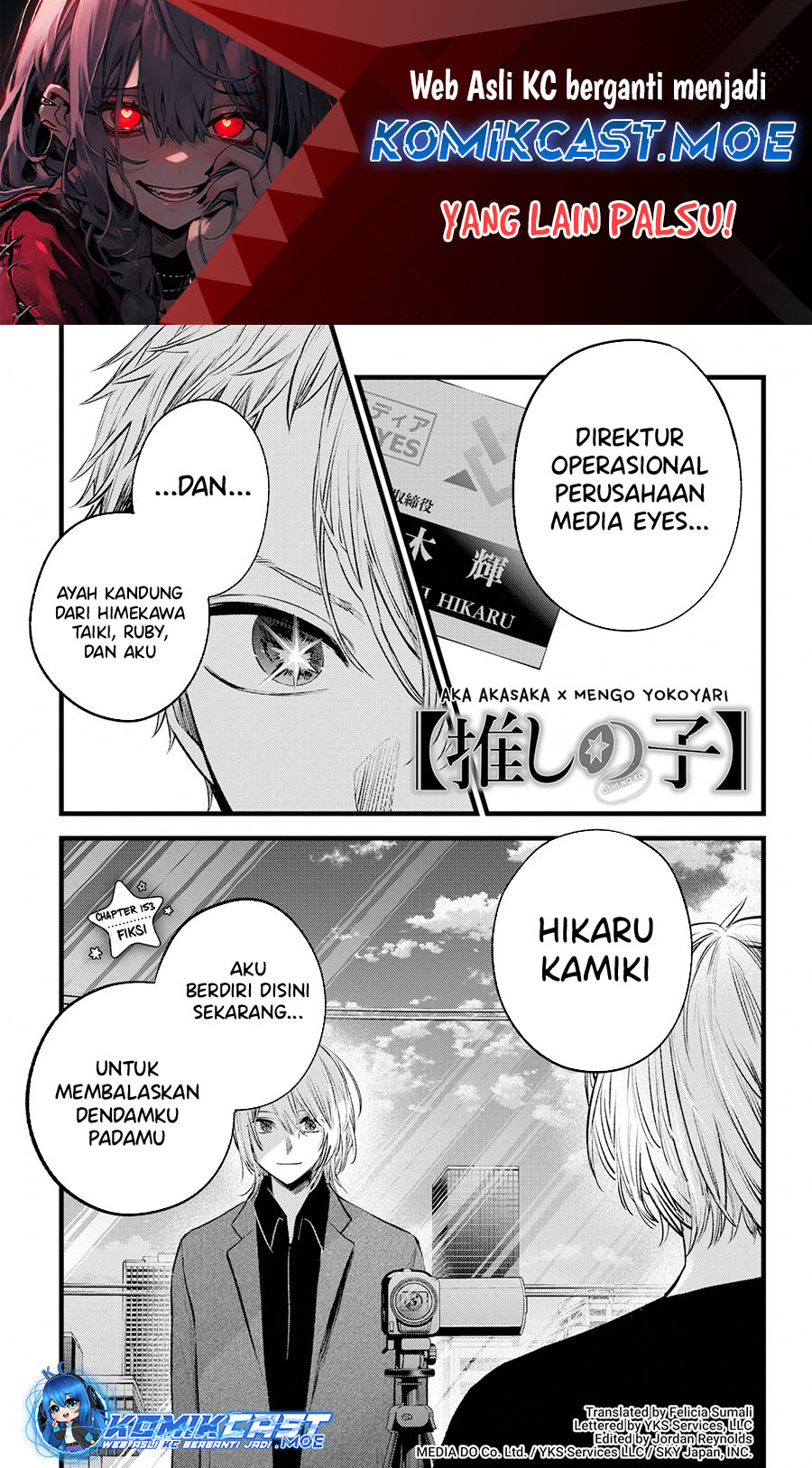 Baca Manga Oshi no Ko Chapter 153 Gambar 2