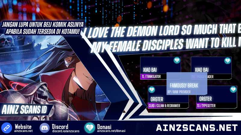 Baca Komik I Love the Demon Lord So Much That Even My Female Disciples Want to Kill Me Chapter 15 Gambar 1