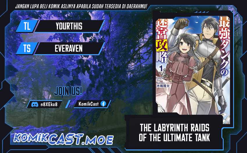 Baca Komik The Labyrinth Raids of the Ultimate Tank ~The Tank Possessing a Rare 9,999 Endurance Skill was Expelled from the Hero Party~ Chapter 22 Gambar 1