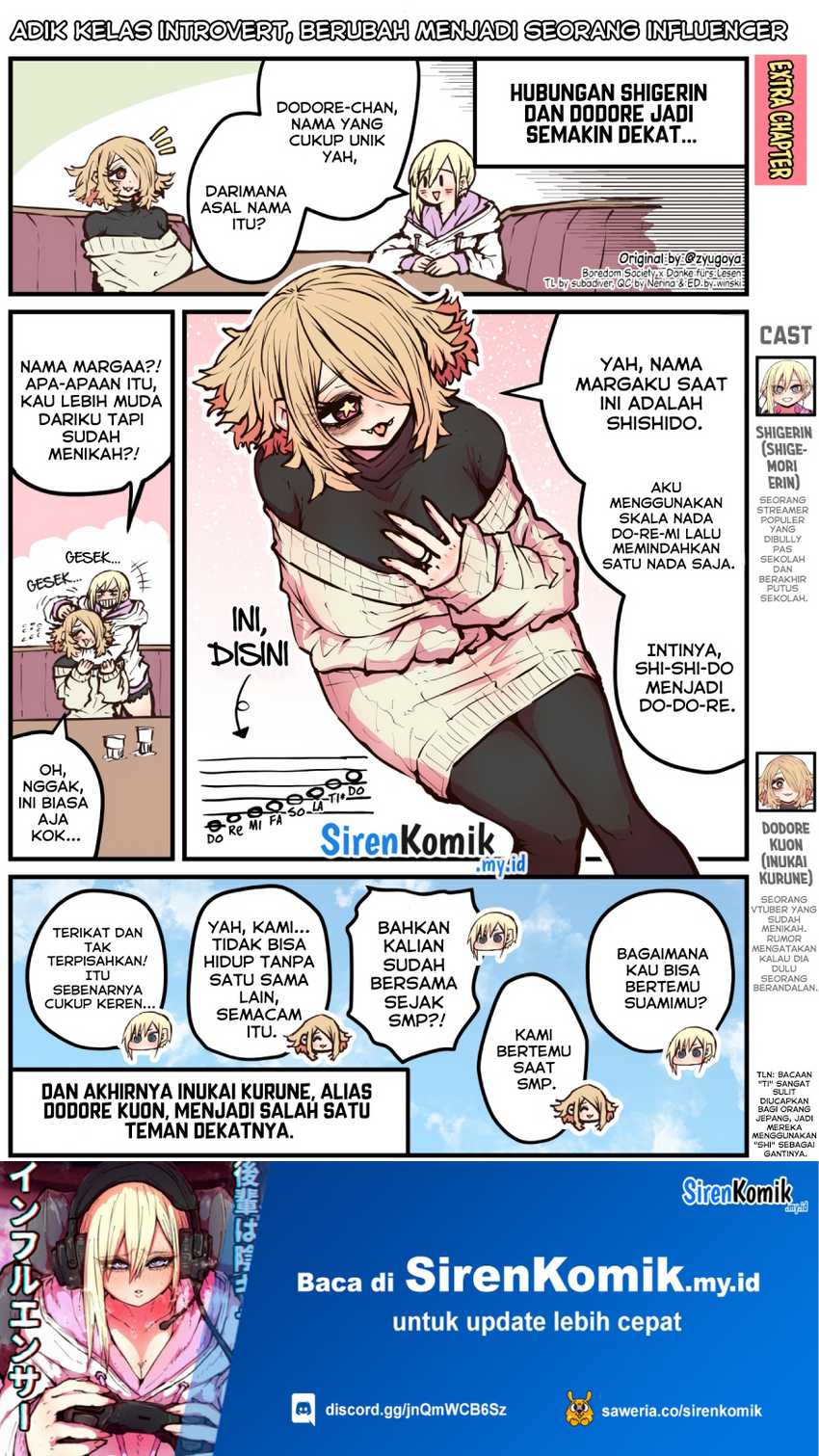 Baca Manga Kouhai wa Inkya Agari no Infuruensaa Chapter 19.5 Gambar 2