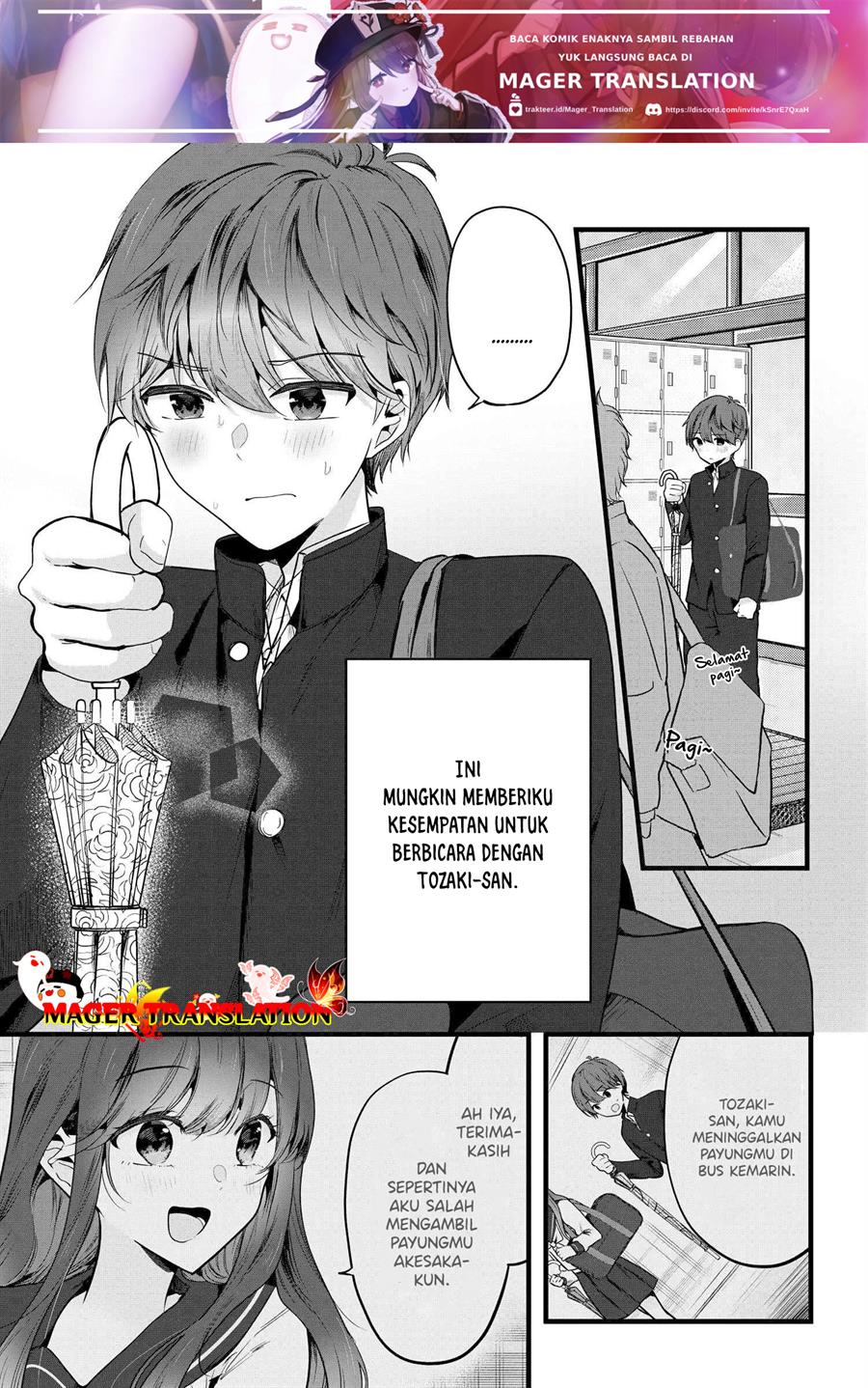 Baca Manga Tozaki-san wa Boku ni Dake Tsumetai Chapter 03 Gambar 2
