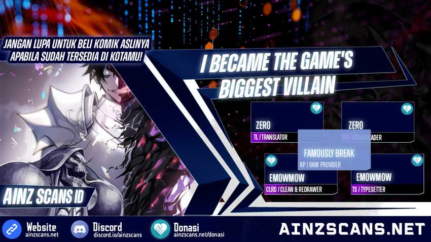 Baca Komik I Became The Game’s Biggest Villain Chapter 35 Gambar 1
