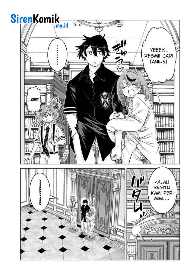 Ochikobore Datta Ani Ga Jitsuha Saikyou: Shijou Saikyou No Yuusha Wa Tensei-shi, Gakuen De Mujikaku Ni Musou Suru Chapter 28 Gambar 4