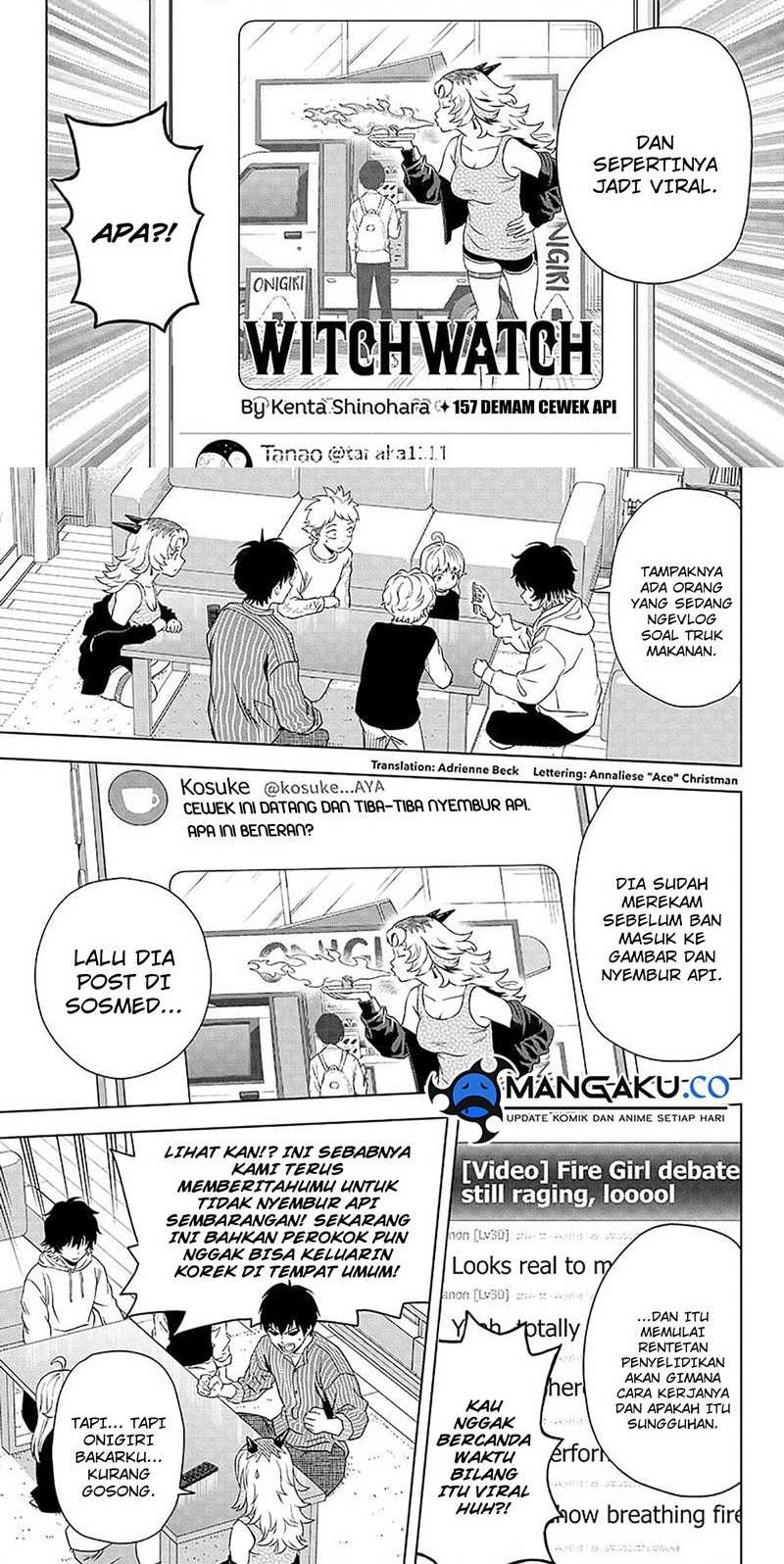 Baca Manga Witch Watch Chapter 157 Gambar 2