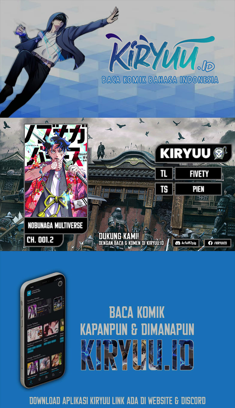 Baca Komik Nobunaga Multiverse Chapter 01.2 Gambar 1