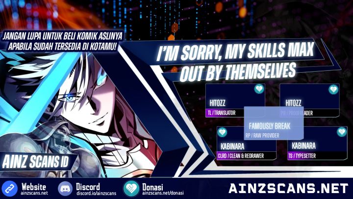 Baca Komik I’m Sorry, My Skills Max Out by Themselves Chapter 12 Gambar 1