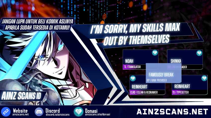 Baca Komik I’m Sorry, My Skills Max Out by Themselves Chapter 06 Gambar 1