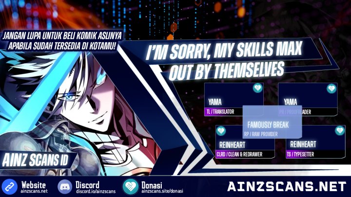 Baca Komik I’m Sorry, My Skills Max Out by Themselves Chapter 05 Gambar 1