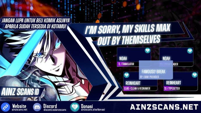 Baca Komik I’m Sorry, My Skills Max Out by Themselves Chapter 01 Gambar 1