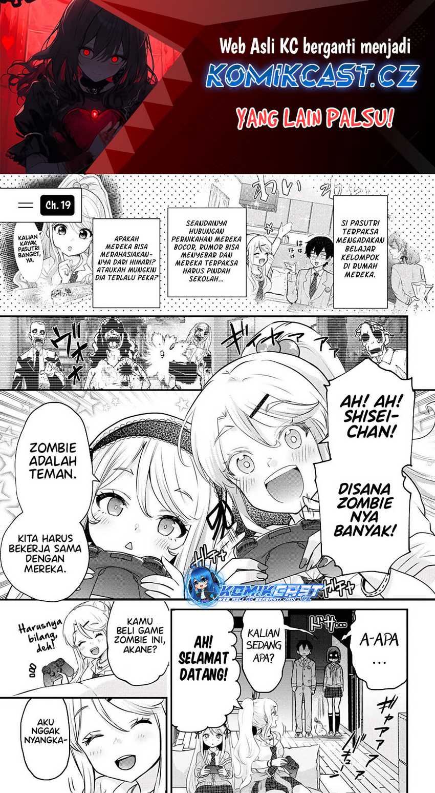 Baca Manga Kurasu no Daikirai na Joshi to Kekkon Suru Koto ni Natta Chapter 19.1 Gambar 2