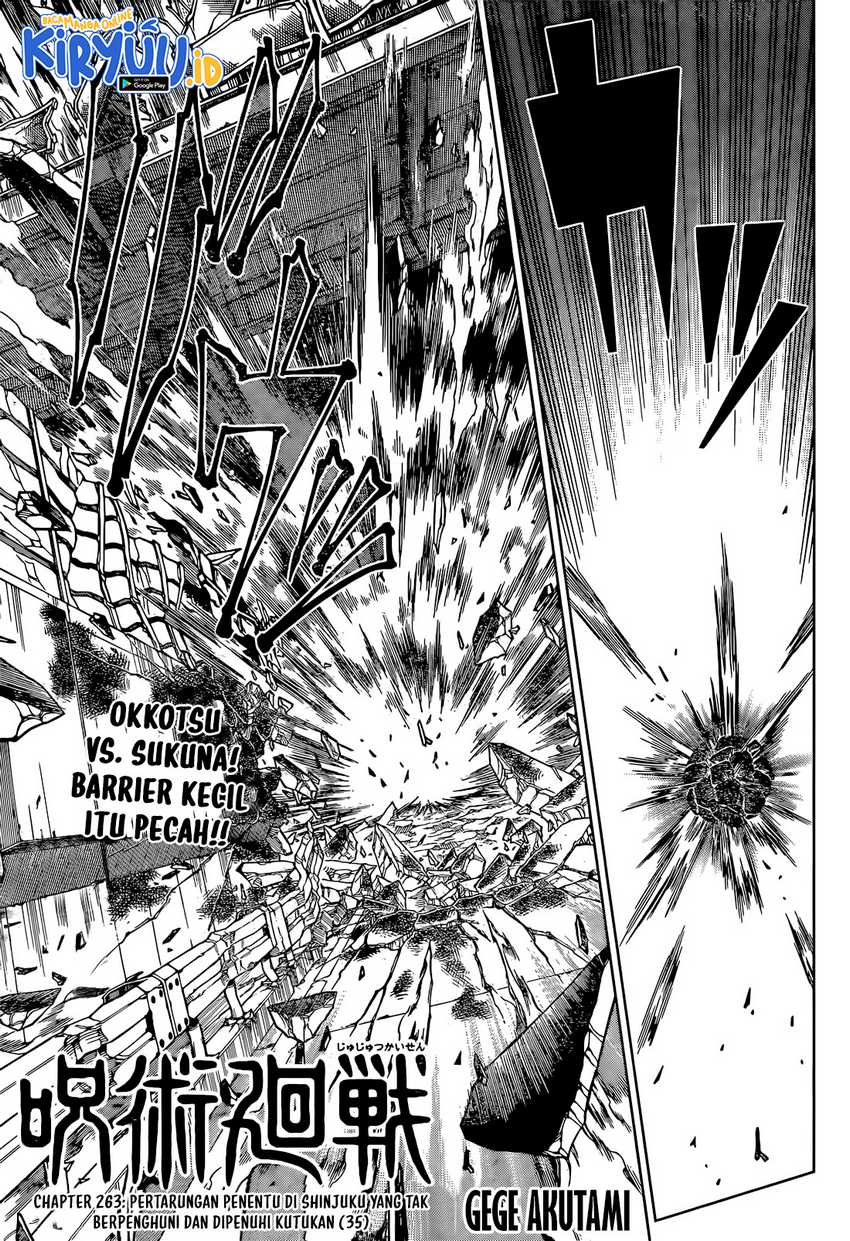 Baca Manga Jujutsu Kaisen Chapter 263 Gambar 2
