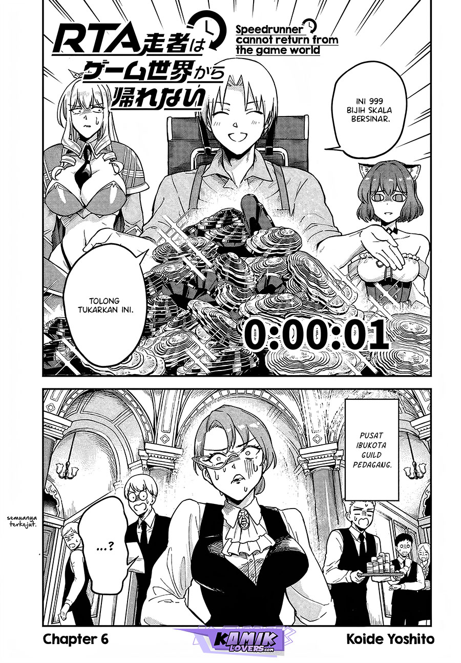 Baca Manga RTA Sousha wa Game Sekai kara Kaerenai Chapter 06 Gambar 2