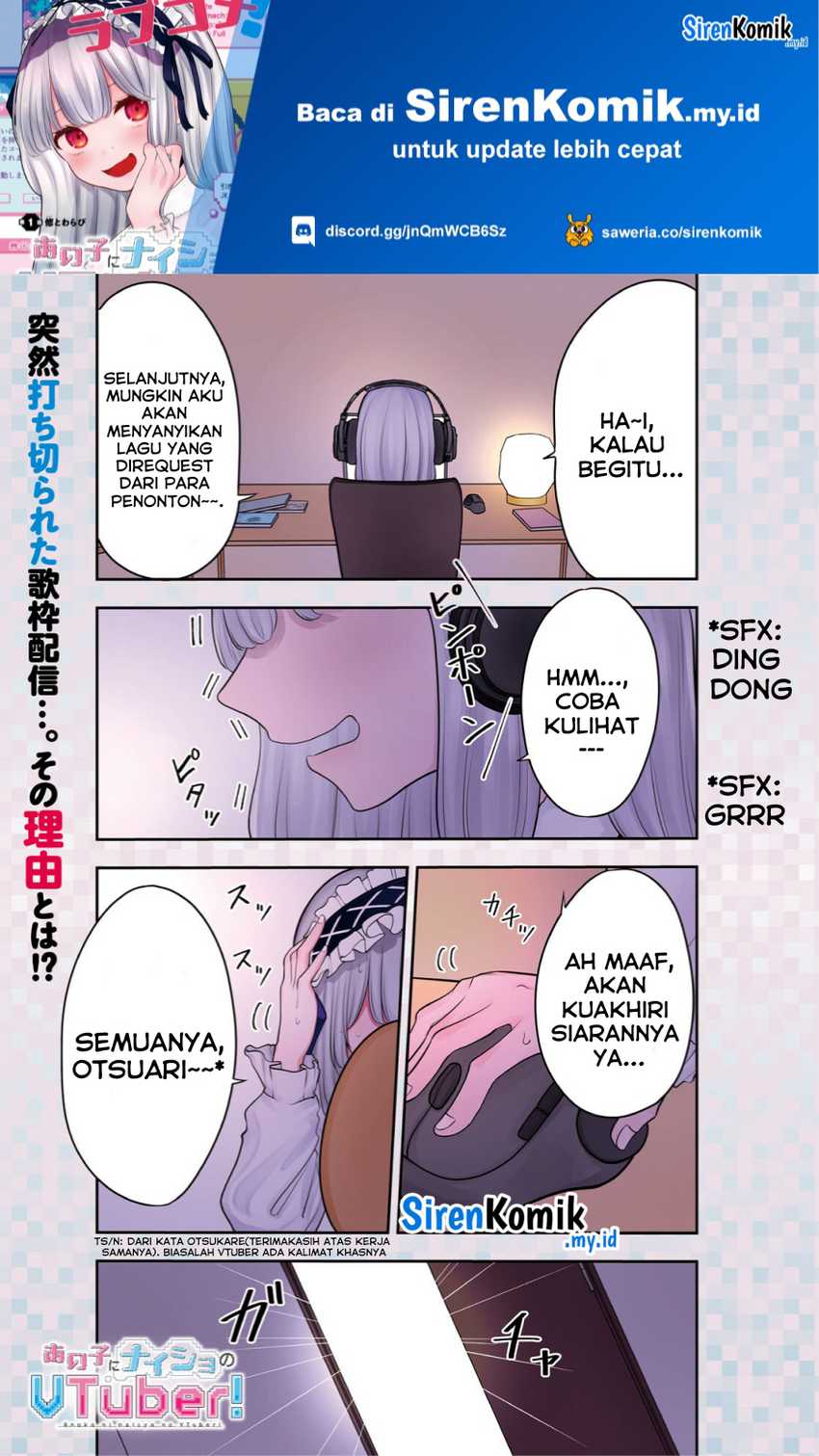 Baca Manga Ano Ko ni Naisho no VTUBER! Chapter 01 Gambar 2