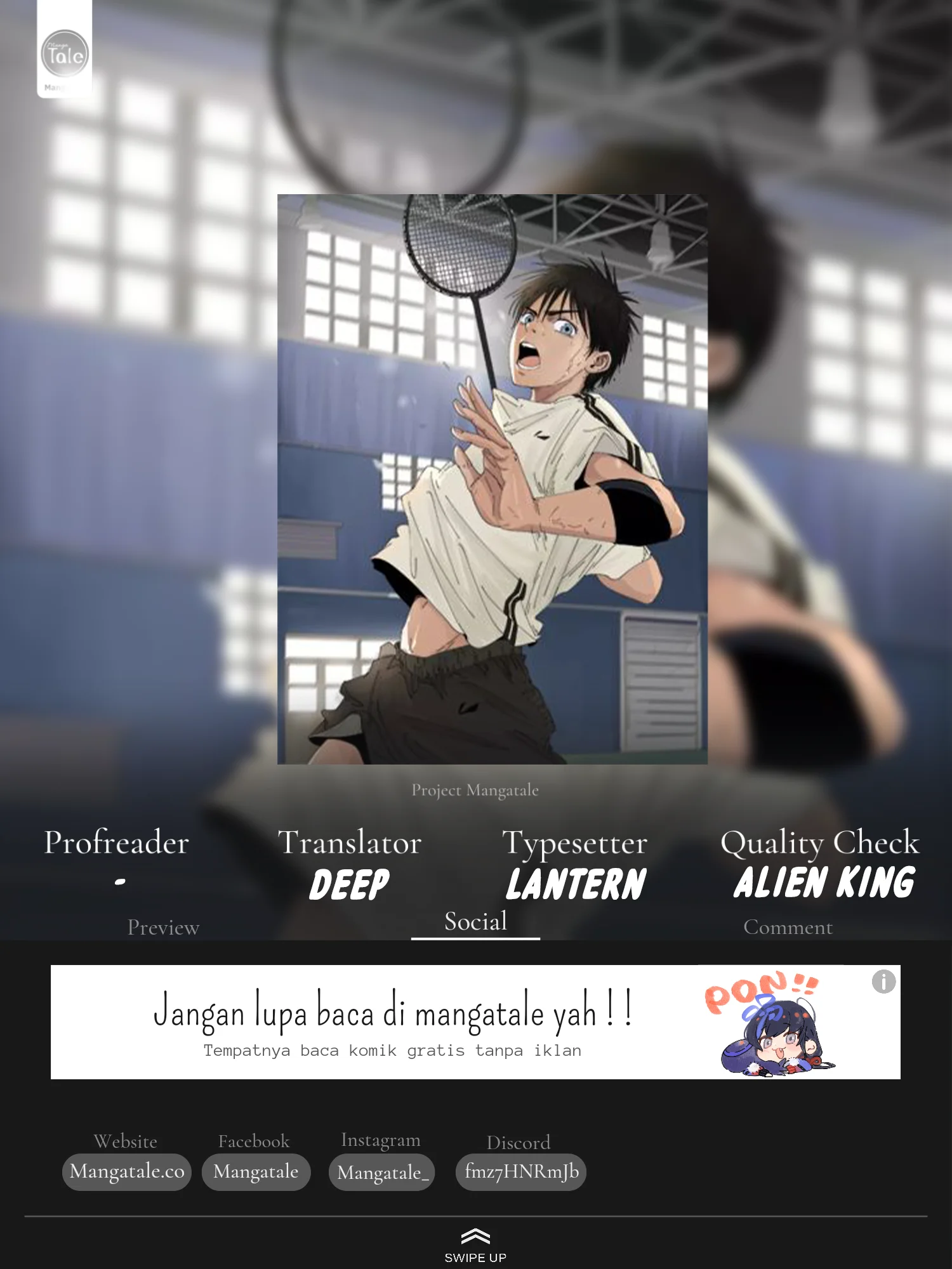 Baca Komik Badminton Ghost Chapter 05 Gambar 1