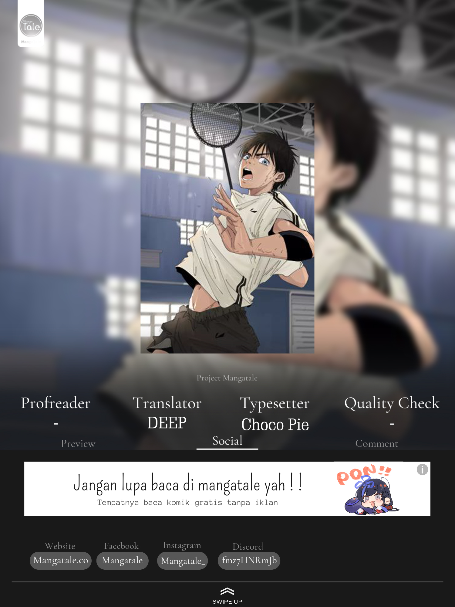 Baca Komik Badminton Ghost Chapter 03 Gambar 1