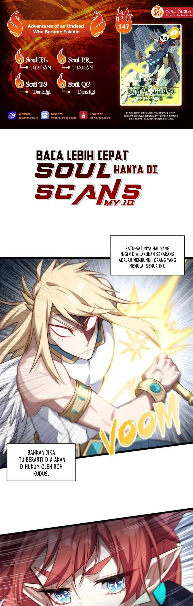 Baca Komik Adventures of an Undead Who Became Paladin Chapter 147 Gambar 1