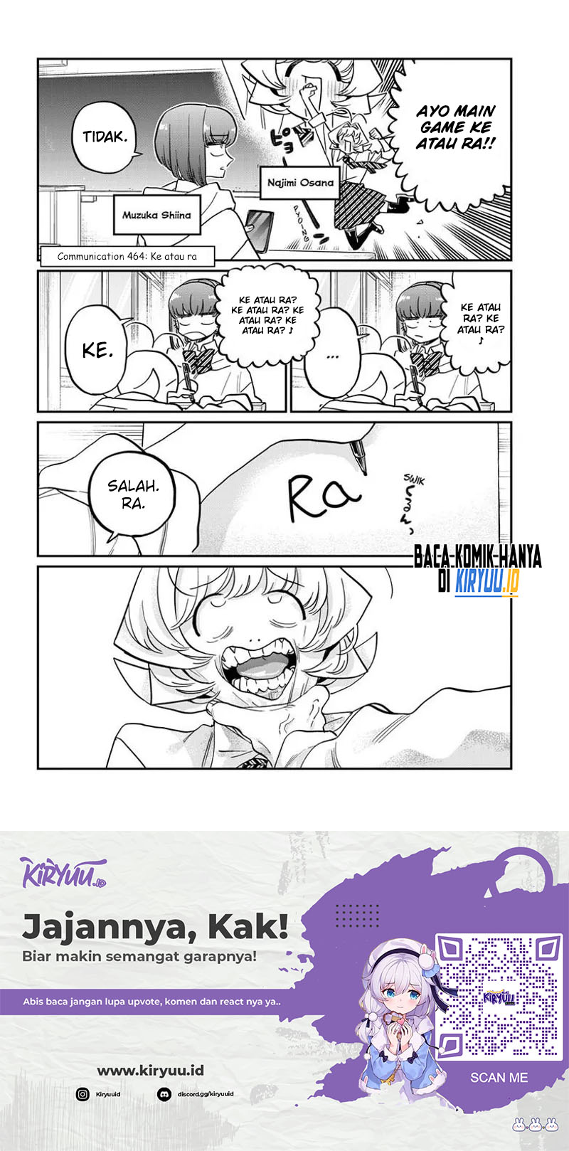 Baca Manga Komi-san wa Komyushou Desu Chapter 464 Gambar 2