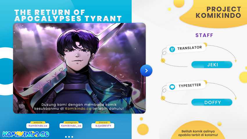 Komik The Return Of Apocalypses Tyrant Chapter 33 gambar nomor 1