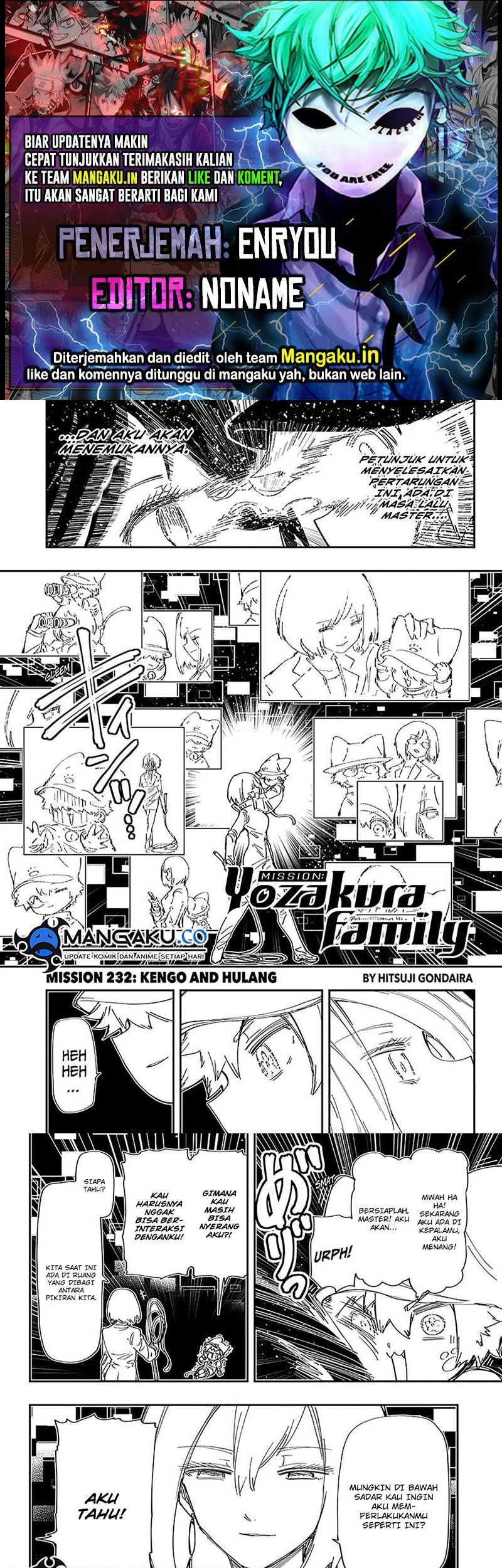 Baca Komik Mission: Yozakura Family Chapter 232 Gambar 1