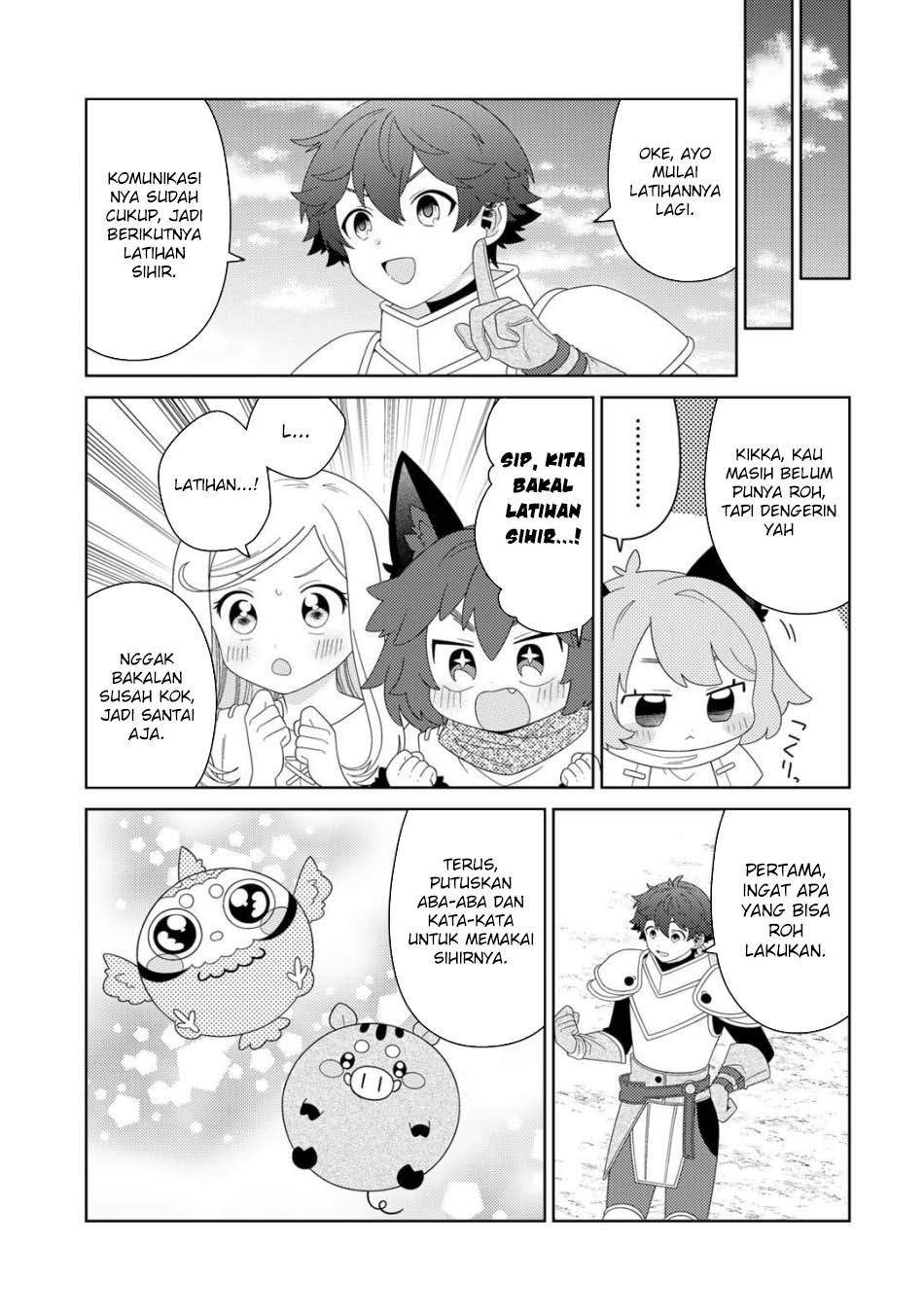 Seirei-tachi no Rakuen to Risou no Isekai Seikatsu Chapter 63 Gambar 12