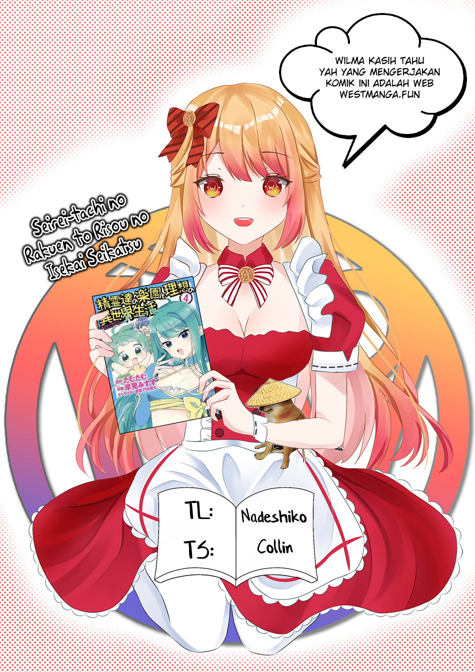 Seirei-tachi no Rakuen to Risou no Isekai Seikatsu Chapter 63 Gambar 4