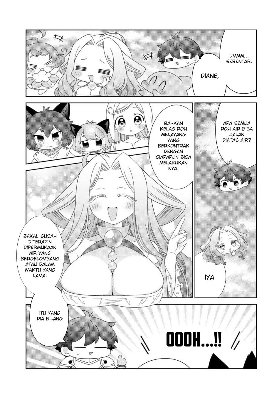 Seirei-tachi no Rakuen to Risou no Isekai Seikatsu Chapter 63 Gambar 5