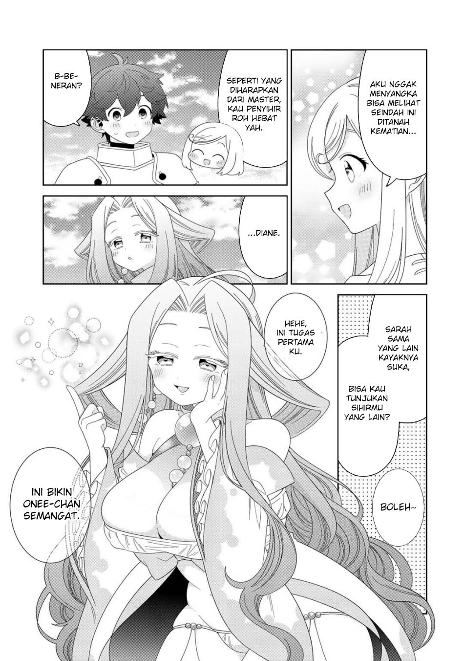 Seirei-tachi no Rakuen to Risou no Isekai Seikatsu Chapter 63 Gambar 7