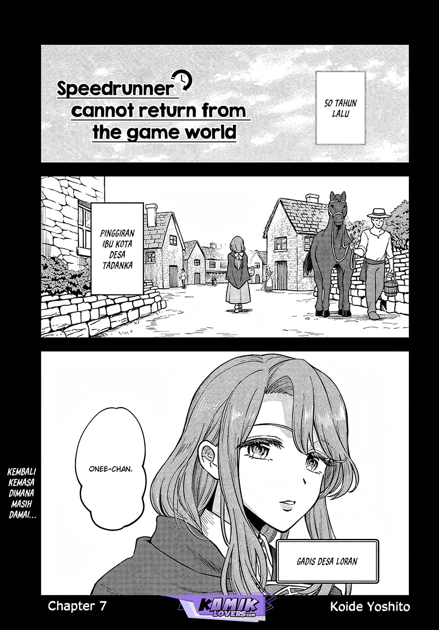 Baca Manga RTA Sousha wa Game Sekai kara Kaerenai Chapter 07 Gambar 2