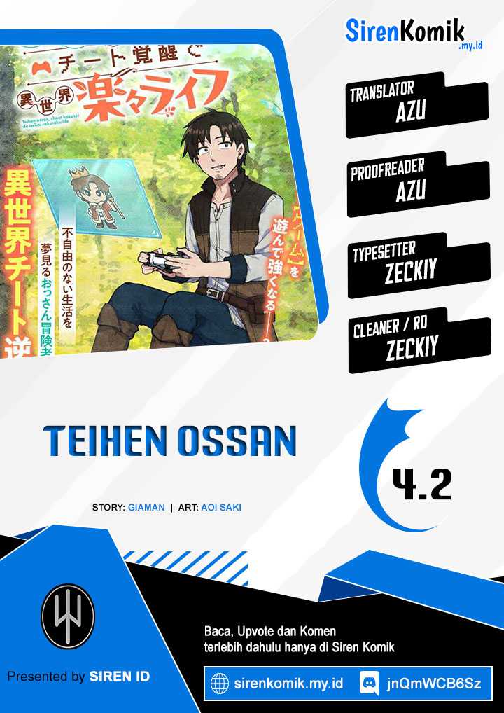 Baca Komik Teihen Ossan, Cheat Kokusei de Isekai Rakuraku Life Chapter 04.2 Gambar 1