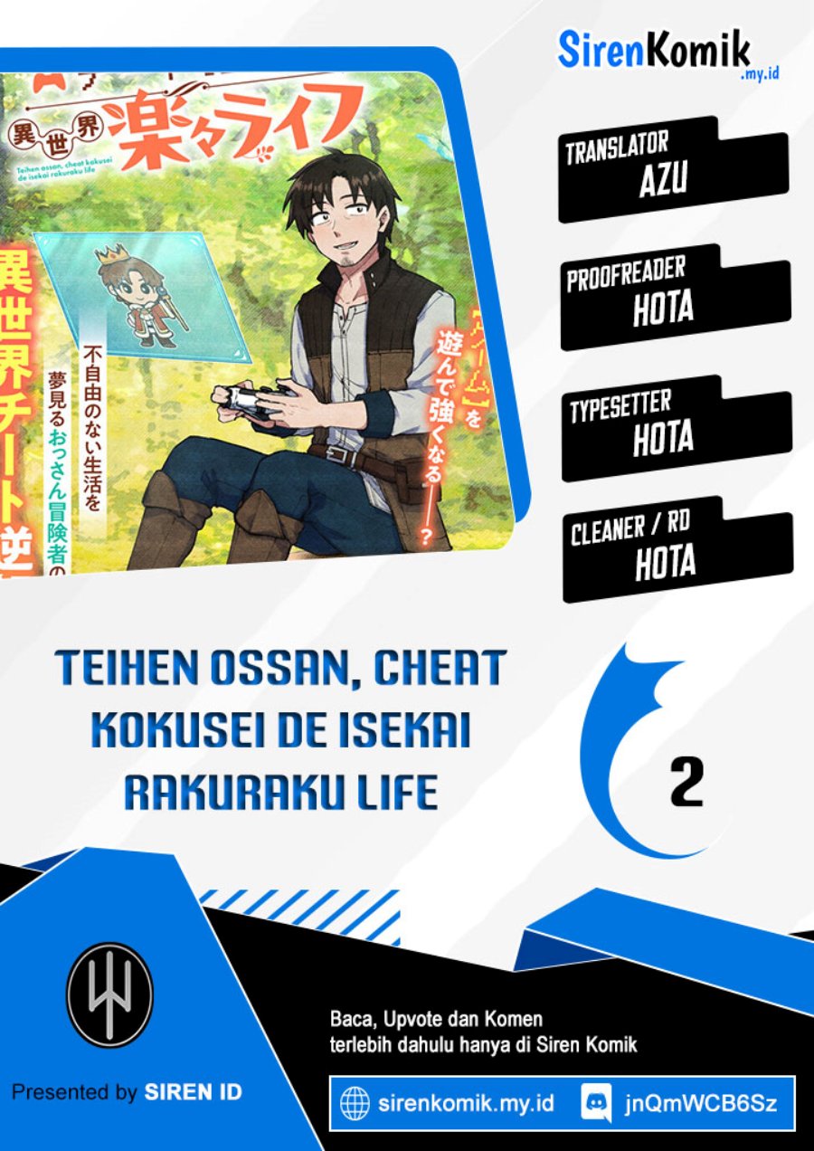 Baca Komik Teihen Ossan, Cheat Kokusei de Isekai Rakuraku Life Chapter 02 Gambar 1