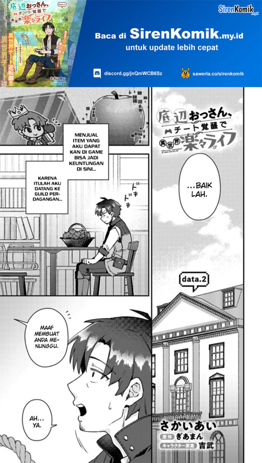 Baca Manga, Manhua Teihen Ossan, Cheat Kokusei de Isekai Rakuraku Life Chapter 02 Gambar 2