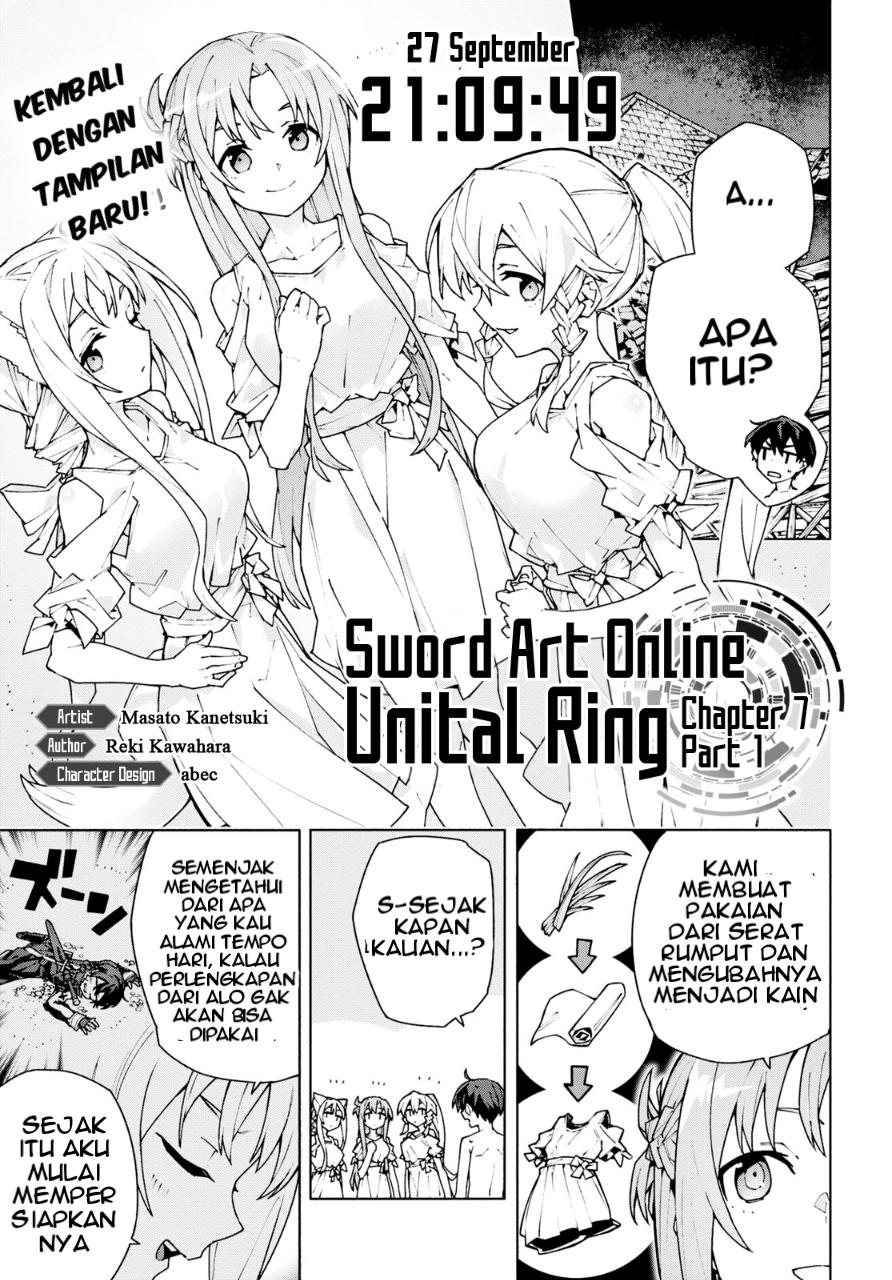 Baca Manga Sword Art Online Unital Ring Chapter 07 Gambar 2