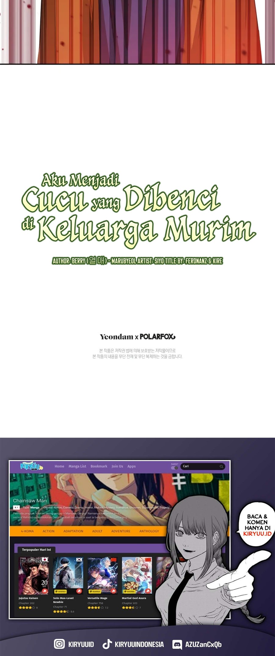 I Became the Despised Granddaughter of the Murim Family Chapter 32 Gambar 55