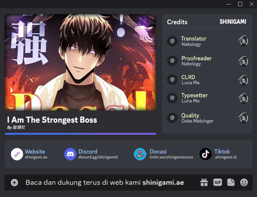 Komik I, the Strongest Boss Chapter 28 gambar nomor 1