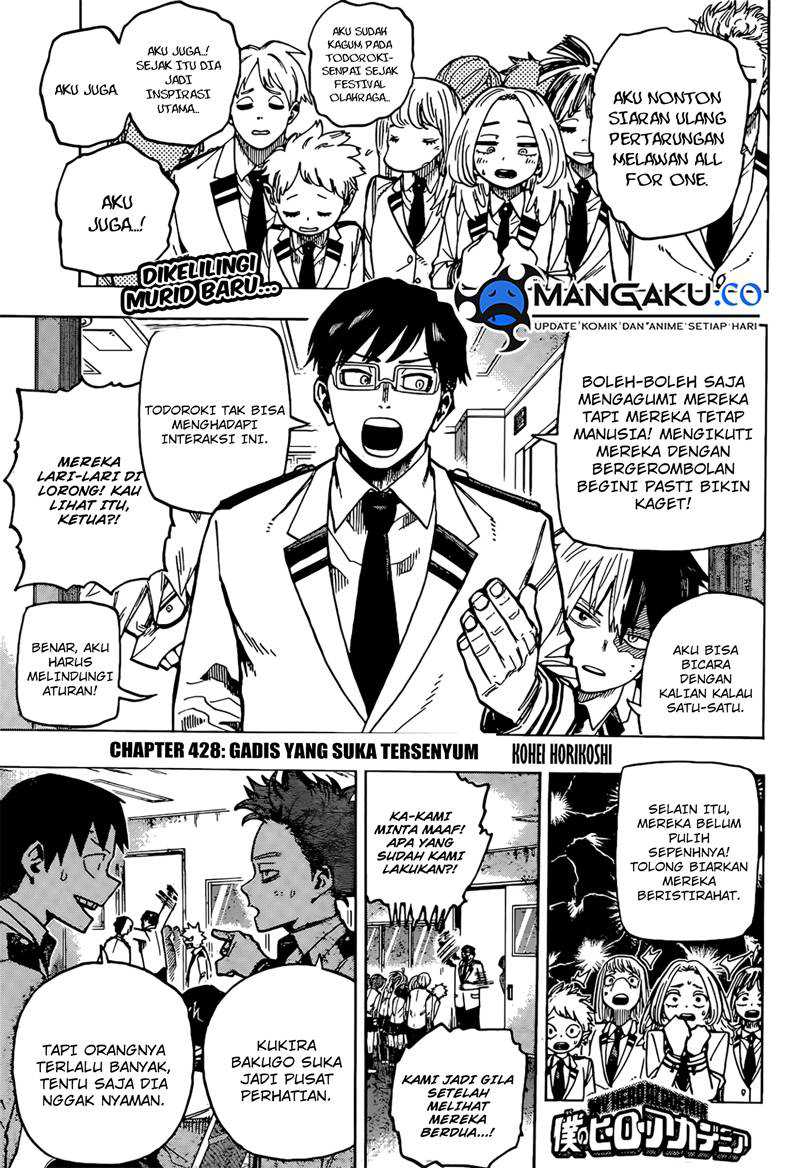 Baca Manga Boku no Hero Academia Chapter 428 Gambar 2