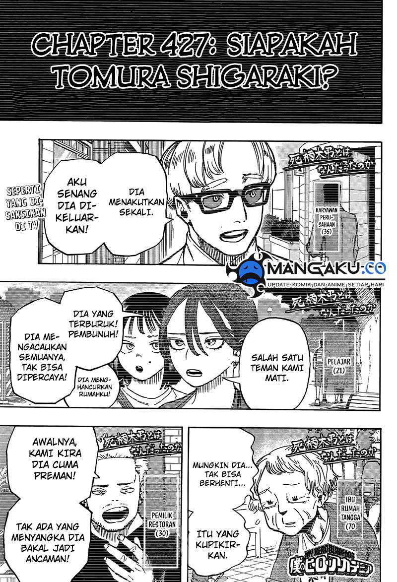 Baca Manga Boku no Hero Academia Chapter 427 Gambar 2