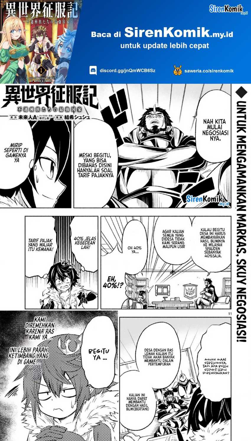 Baca Manga Isekai Seifukuki – Fuguu Shuzoku-tachi no Saikyou Kokka Chapter 07.2 Gambar 2