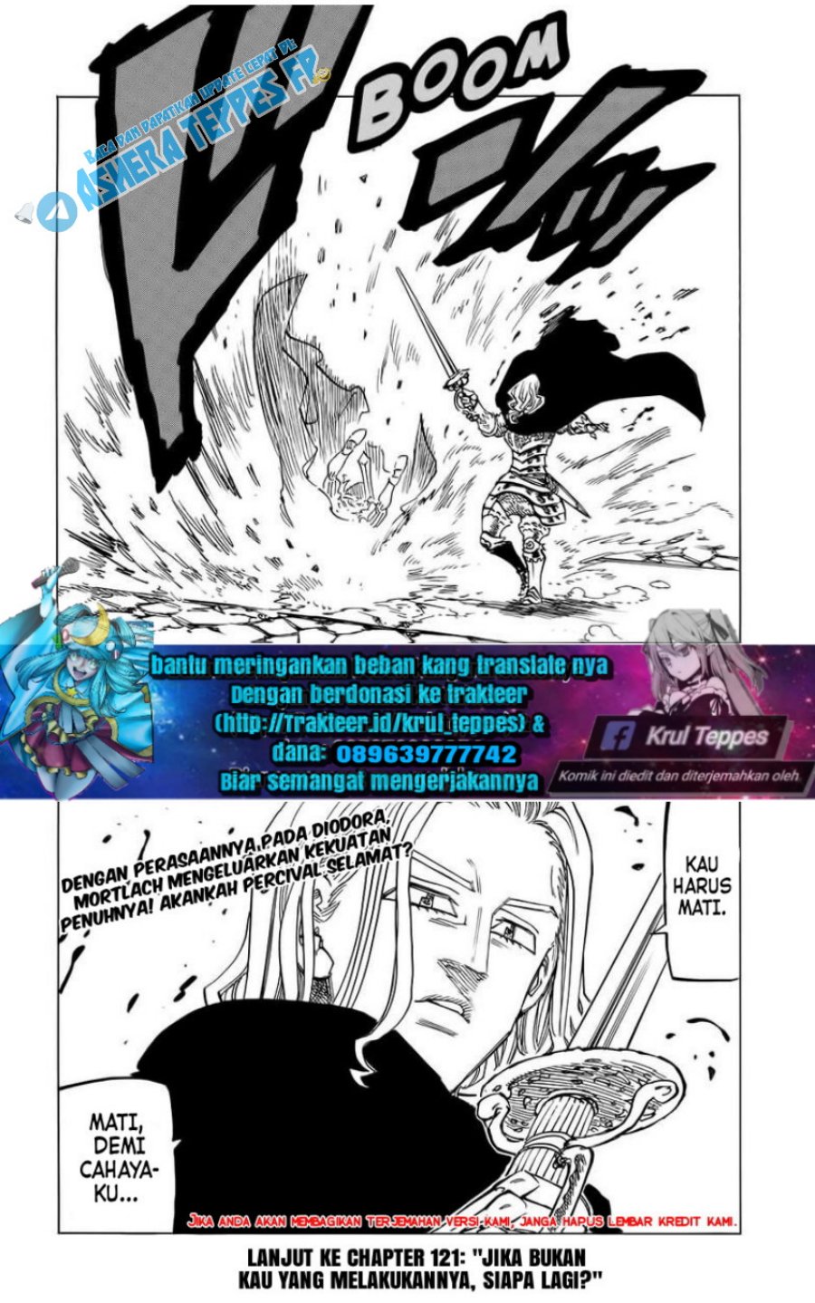 Mokushiroku no Yonkishi Chapter 120 Gambar 19