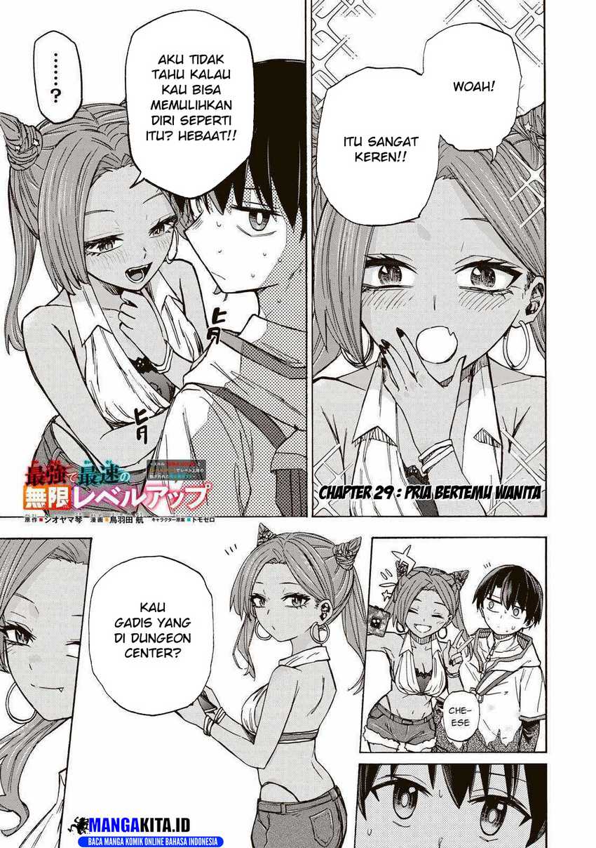 Baca Manga Saikyou de Saisoku no Mugen Level Up Chapter 29 Gambar 2