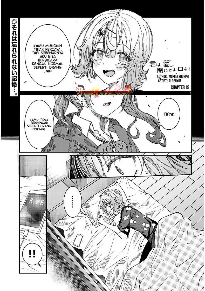 Baca Manga Kimi wa Yakamashi Tojite yo Kuchi wo! Chapter 19 Gambar 2