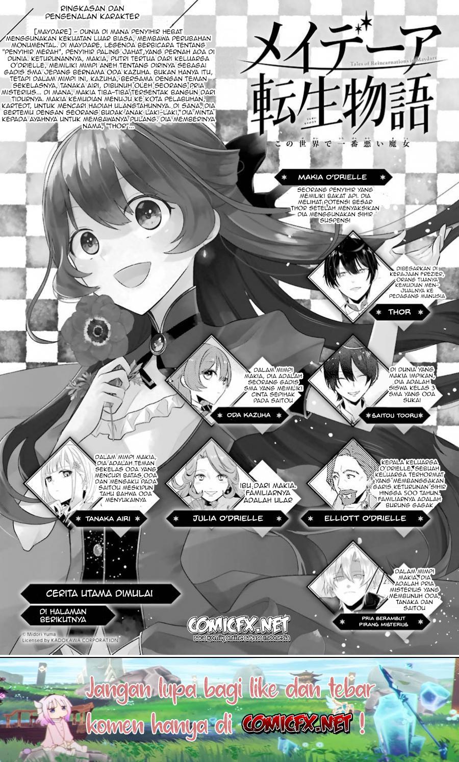 Baca Manga Maydare Tensei Monogatari: Kono Sekai de Ichiban Warui Majo Chapter 05 Gambar 2