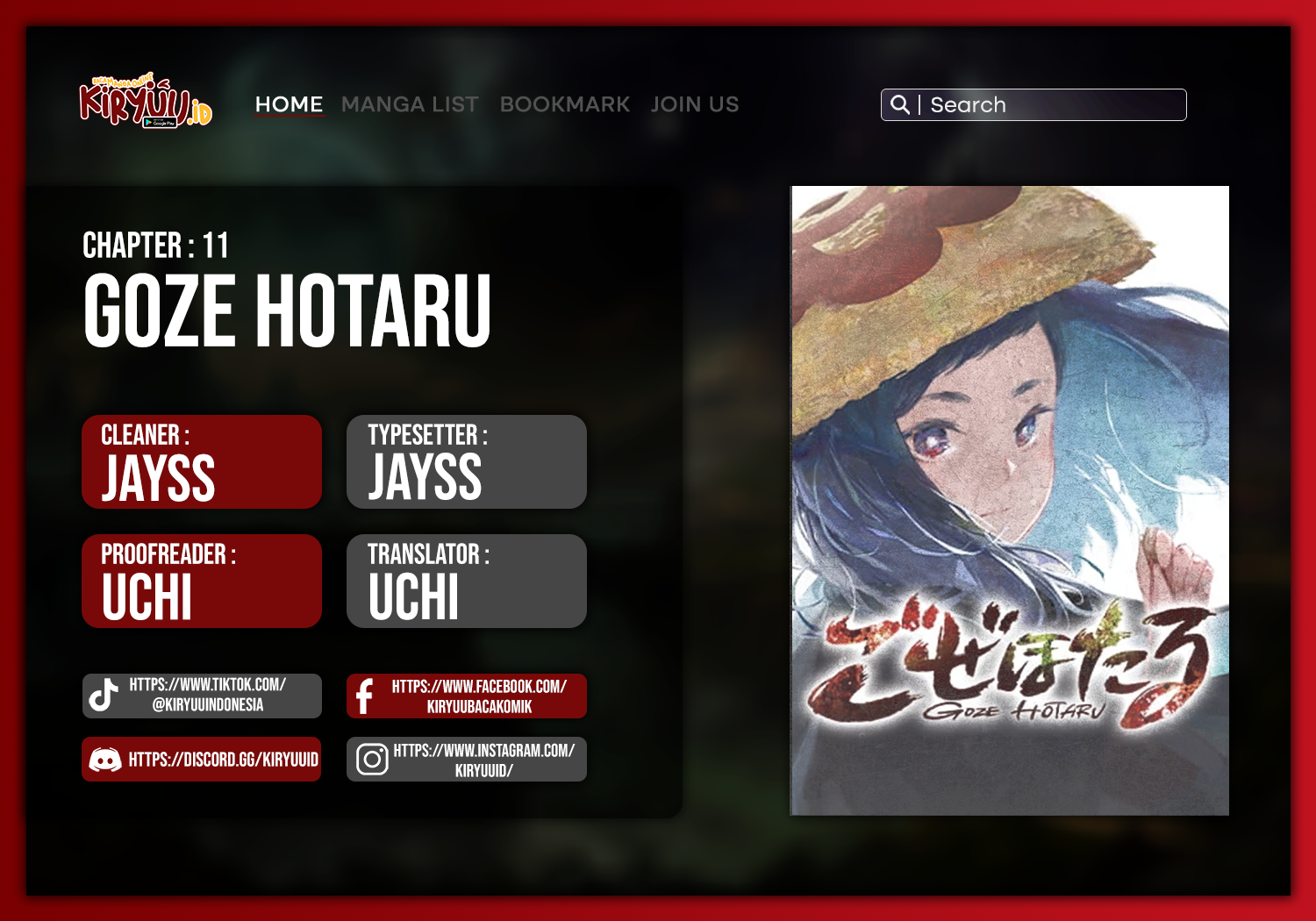 Baca Komik Goze Hotaru Chapter 11 Gambar 1