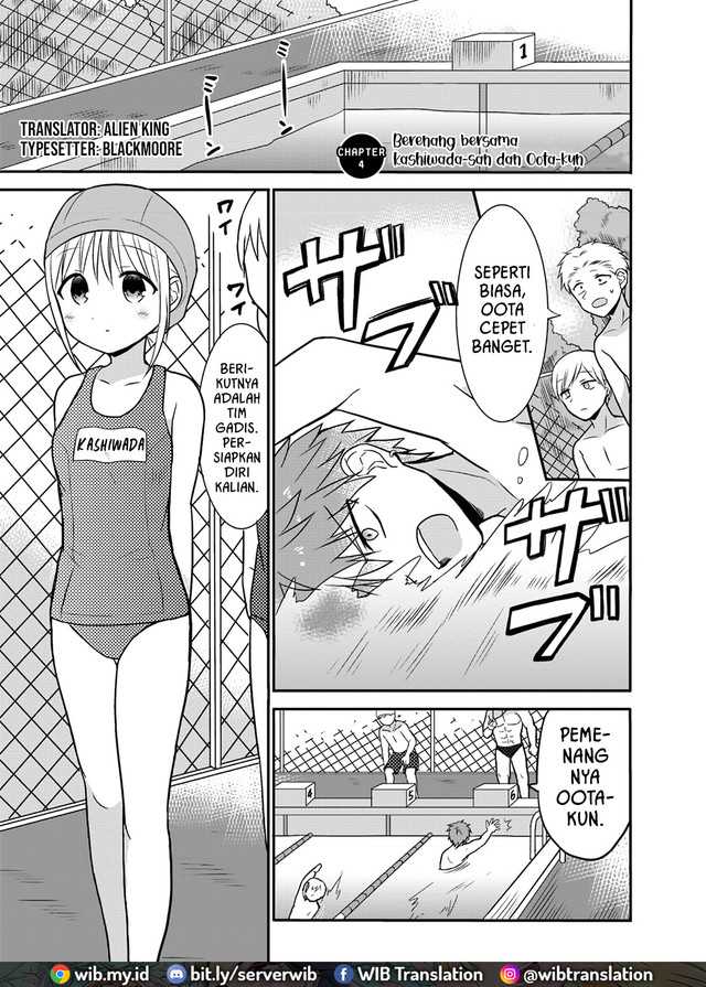 Baca Manga Kao ni denai Kashiwada-san to Kao ni deru Ota-kun Chapter 04 Gambar 2