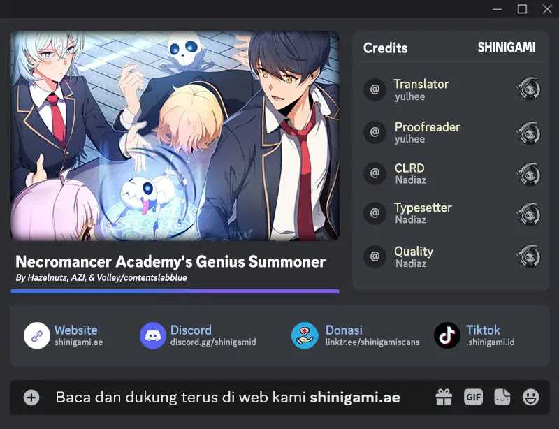 Komik Necromancer Academy’s Genius Summoner Chapter 124 gambar nomor 1