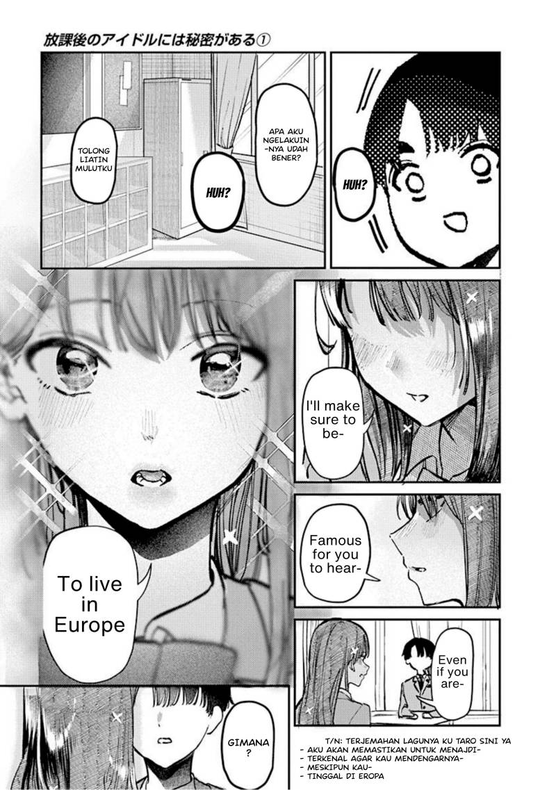 Houkago no Idol ni wa Himitsu ga aru Chapter 03 Gambar 9