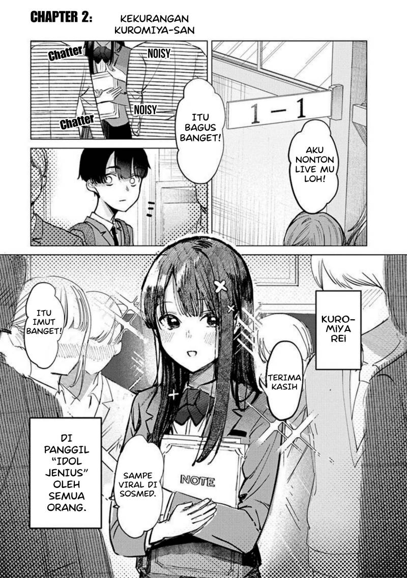 Baca Manga Houkago no Idol ni wa Himitsu ga aru Chapter 02 Gambar 2