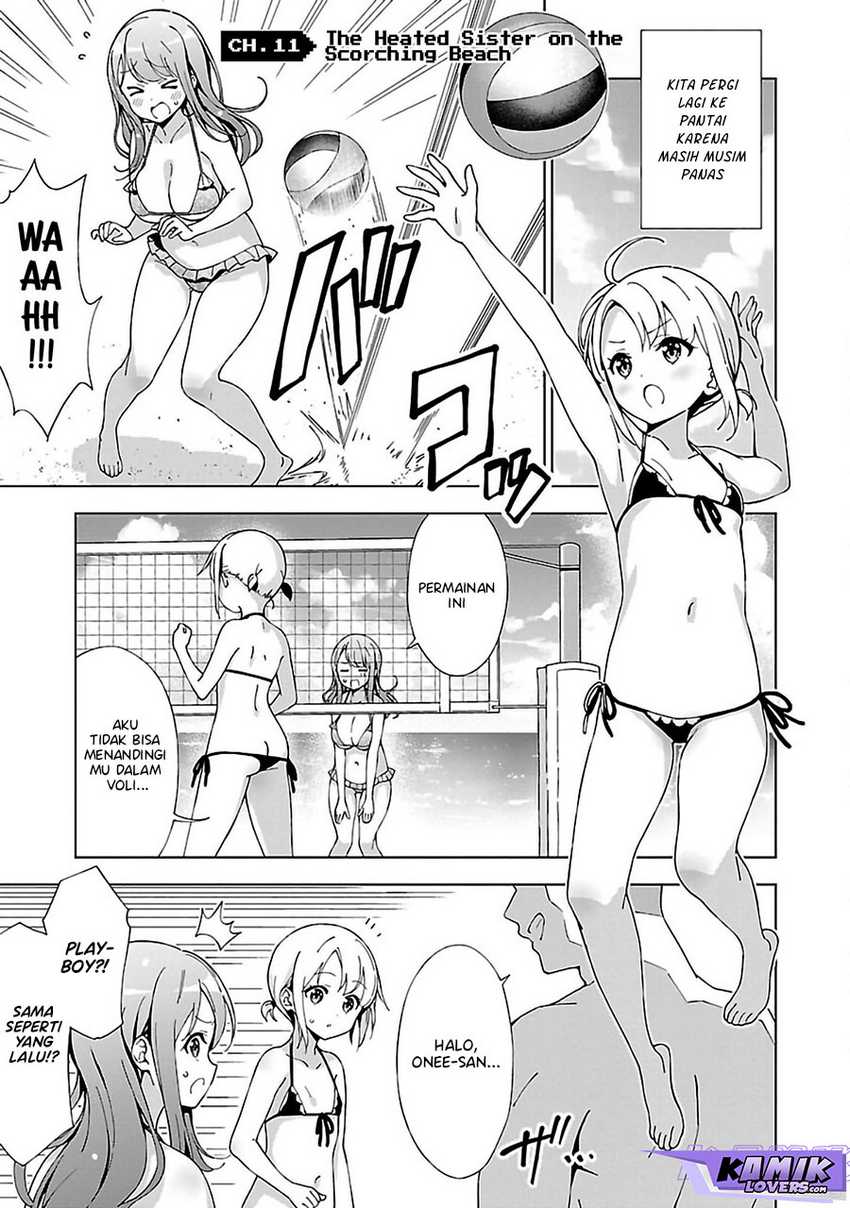 Baca Manga Onee-chan wa Game o Suruto Hito ga Kawaru Onee-chan Chapter 11 Gambar 2